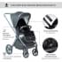 Детская коляска Sweet Baby Elegante 2 в 1 BRD Black