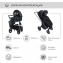 Детская коляска Sweet Baby Elegante 2 в 1 BRD Black