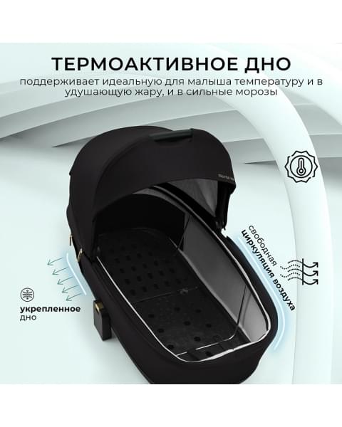 Детская коляска Sweet Baby Stella Plus Therma 2 в 1 427414 Black
