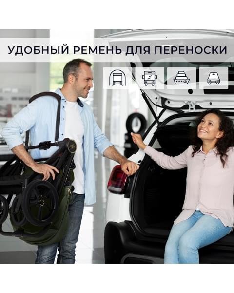 Детская коляска Sweet Baby Stella Plus Therma 2 в 1 427416 Green