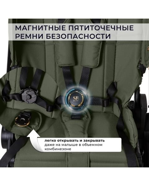 Детская коляска Sweet Baby Stella Plus Therma 2 в 1 427416 Green
