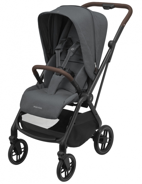 Детская прогулочная коляска Maxi-Cosi Leona² большие колеса 1204204110 Twillic Graphite графит