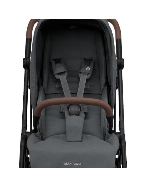 Детская прогулочная коляска Maxi-Cosi Leona² большие колеса 1204204110 Twillic Graphite графит