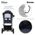 Детская прогулочная коляска Pituso Emma Navy Blue/Темно-Синий