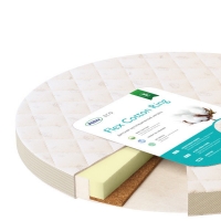 Детский матрас Plitex Flex Cotton Ring 64x64x9 см. ФК-02/1