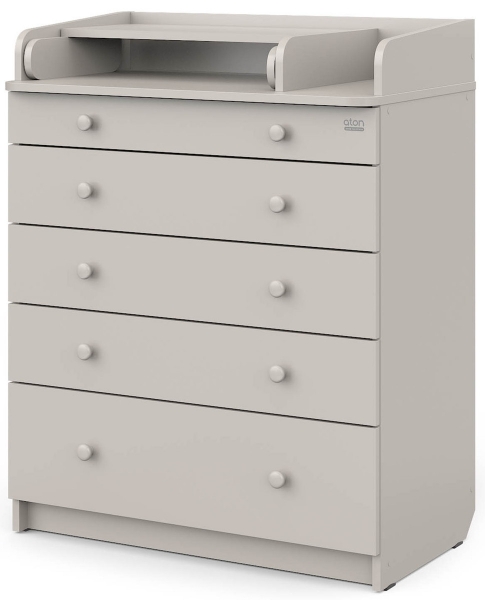 Детский пеленальный комод Атон Leo 805 с органайзером, ЛДСП кашемир
