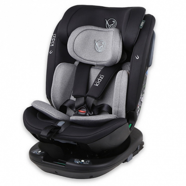 Детское автокресло Kidzi Spin plus 360 i-SIZE KDZ08GR серый