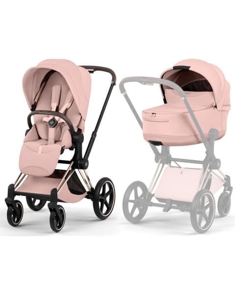 Коляска Cybex Priam V Rosegold Style Collection 2 в 1 Peach Pink