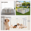 Манеж UNIX Kids Ocean 188x151 см Grey