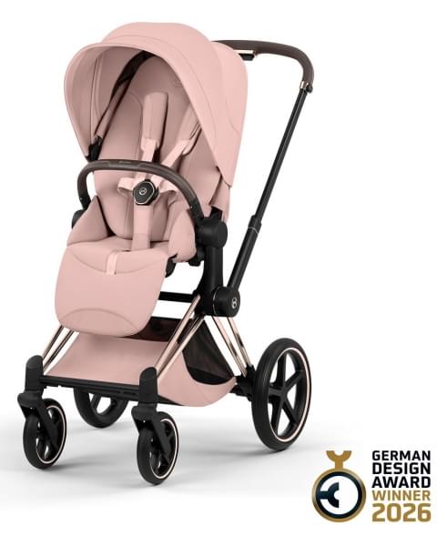 Коляска Cybex Priam V Rosegold Style Collection 2 в 1 Peach Pink