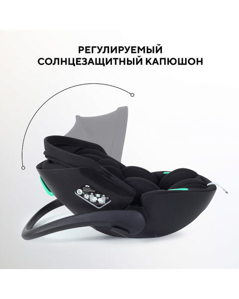 Автокресло Rant Miro с базой Isofix Black