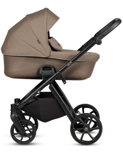 Детская коляска Tutis Leo 3 Plus 3 в 1 с автокреслом Elo Lux EduSky Black 1582261 Cinnamon