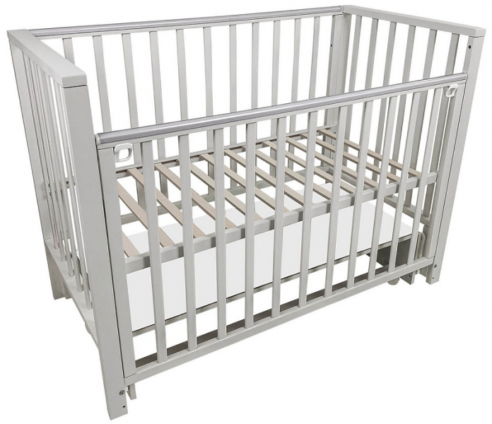 Детская кроватка Indigo Norden универсальный маятник, колесо серый