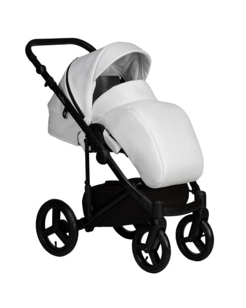 Коляска Indigo LAMAR 2 в 1 (La 01 (белая кожа)