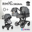 Коляска-трансформер Farfello Aimile Original Autumn Dark Grey AA-8