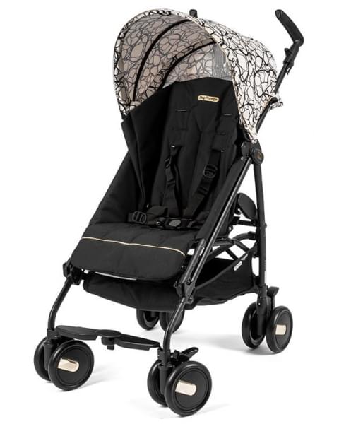 Коляска-трость Peg Perego Pliko Mini с бампером Graphic Gold