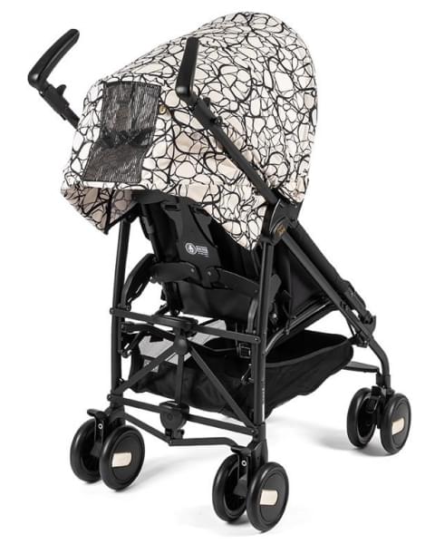 Коляска-трость Peg Perego Pliko Mini с бампером Graphic Gold
