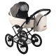 Коляска 2 в 1 Bexa Ideal Classic 14", ID 08 (Черный - бежевая кожа)