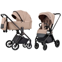 Коляска 2 в 1 Carrello Ultra CRL-6525, Antique Beige (Бежевый)