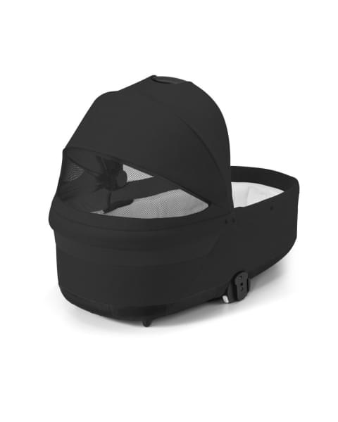 Коляска 2 в 1 Cybex Balios S Lux BLK 2025, Moon Black с дождевиком