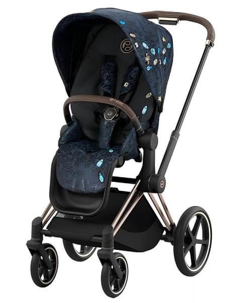 Коляска 2 в 1 Cybex Priam IV Jewels of Nature/Rosegold