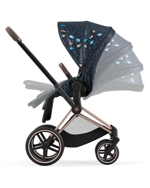 Коляска 2 в 1 Cybex Priam IV Jewels of Nature/Rosegold