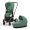 Коляска 2 в 1 Cybex Priam IV шасси Rose Gold, Leaf Green (Зеленый)