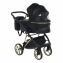 Коляска 2 в 1 Junama Air Ecco, JAE-03 (Черный / Рама золото)