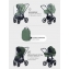 Коляска 2 в 1 Mowbaby Zoom PU Olive