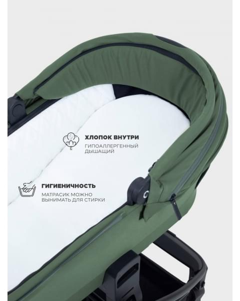 Коляска 2 в 1 Mowbaby Zoom PU Olive