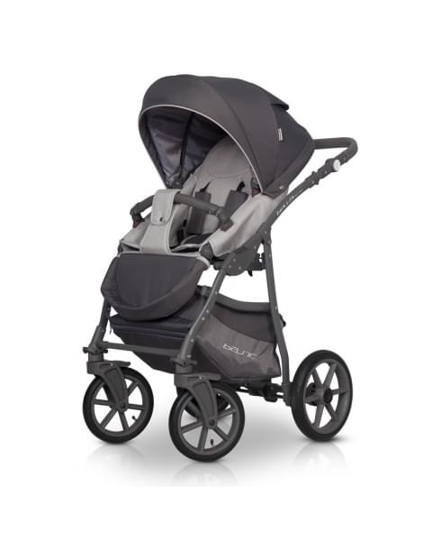 Коляска 2 в 1 Riko Basic Bella Pastel, 01 (Серый)
