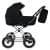Коляска 2 в 1 Roan Bass Next Classic 2.0 / колеса d12, Caviar Black