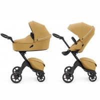 Коляска 2 в 1 Stokke Xplory X, Black / Golden Yellow (Желтый)