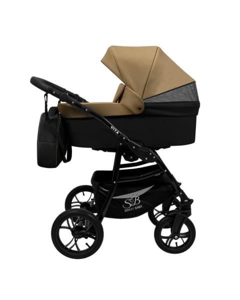 Коляска 2 в 1 Sweet Baby Vita, Beige / Black (Коричневый / Черный)
