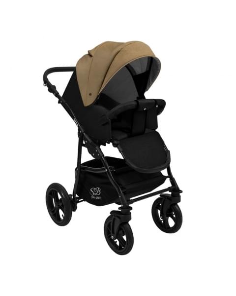 Коляска 2 в 1 Sweet Baby Vita, Beige / Black (Коричневый / Черный)