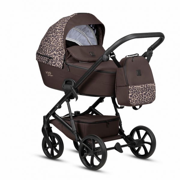 Коляска 2 в 1 Tutis Viva 6+ Wild Elegance, Wild Moca (322)