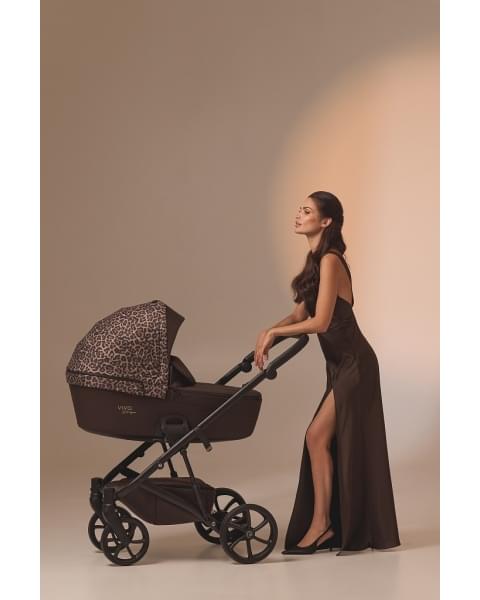 Коляска 2 в 1 Tutis Viva 6+ Wild Elegance, Wild Moca (322)