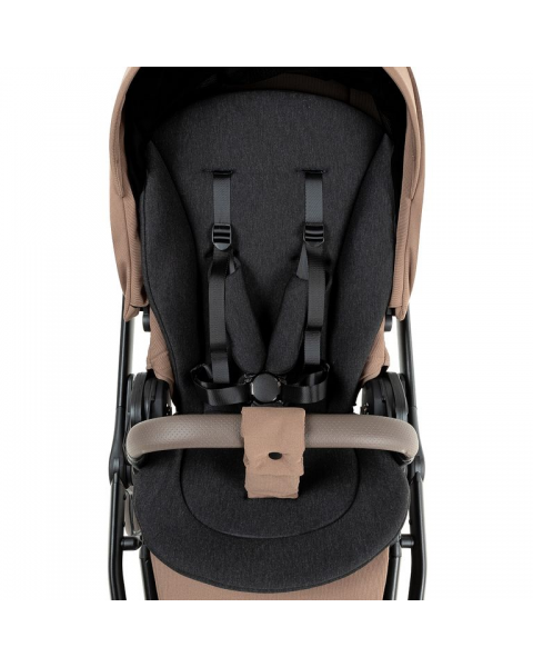 Детская коляска 2 в 1 Roan Sol 2.0 Mocha Mousse/ Black/ руч.Cappuccino