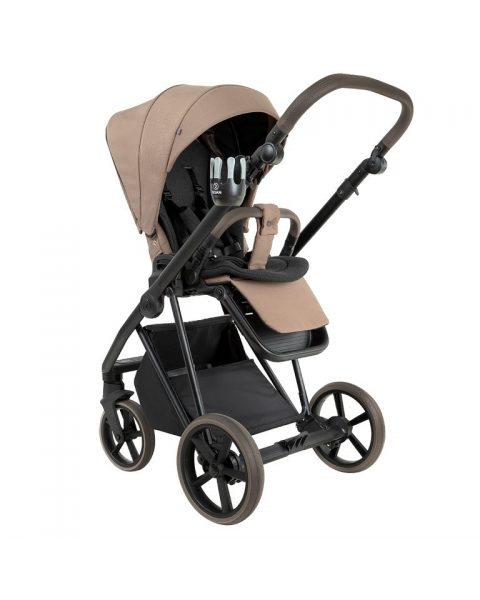Детская коляска 2 в 1 Roan Sol 2.0 Mocha Mousse/ Black/ руч.Cappuccino