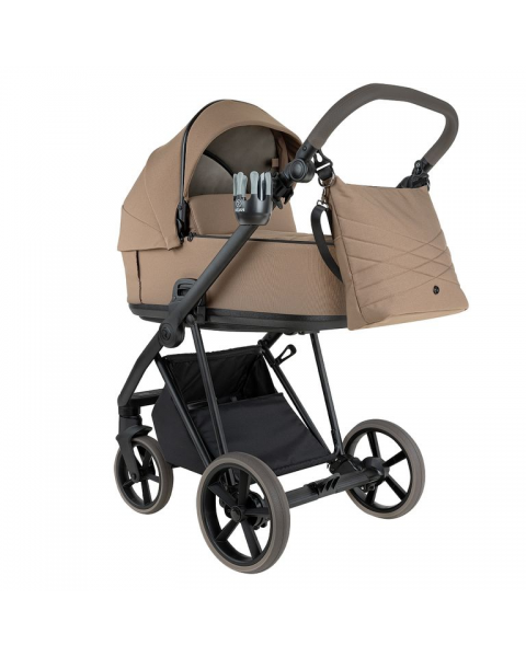 Детская коляска 2 в 1 Roan Sol 2.0 Mocha Mousse/ Black/ руч.Cappuccino