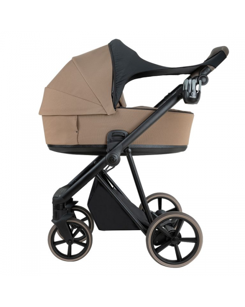 Детская коляска 2 в 1 Roan Sol 2.0 Mocha Mousse/ Black/ руч.Cappuccino
