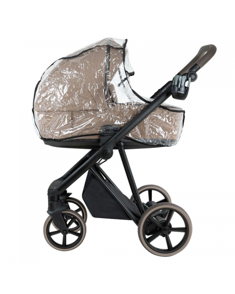 Детская коляска 2 в 1 Roan Sol 2.0 Mocha Mousse/ Black/ руч.Cappuccino