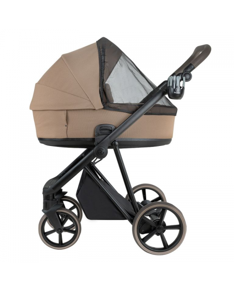Детская коляска 2 в 1 Roan Sol 2.0 Mocha Mousse/ Black/ руч.Cappuccino
