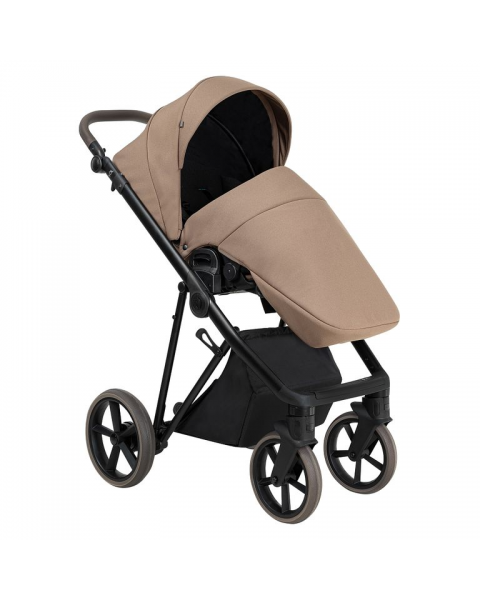 Детская коляска 2 в 1 Roan Sol 2.0 Mocha Mousse/ Black/ руч.Cappuccino