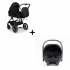 Коляска 3 в 1 Agex Life, Black (Черный)