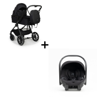 Коляска 3 в 1 Agex Life, Black (Черный)