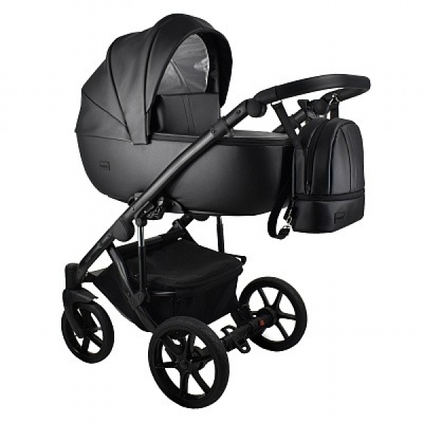 Коляска 3 в 1 Bexa Air Eco, 03 (Черная кожа)