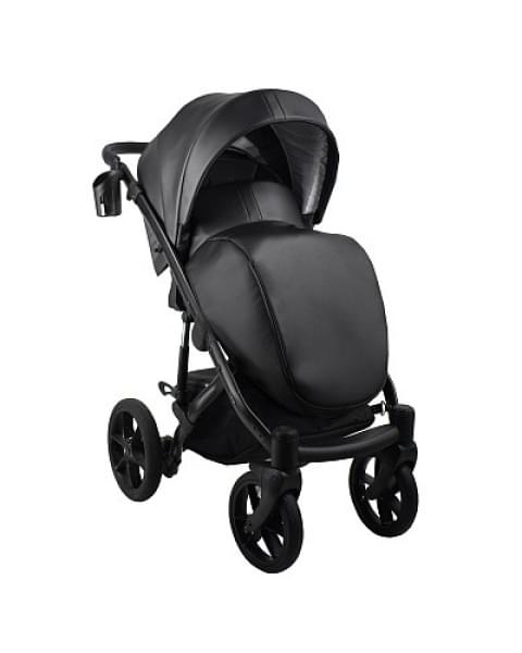 Коляска 3 в 1 Bexa Air Eco, 03 (Черная кожа)