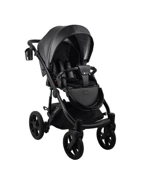 Коляска 3 в 1 Bexa Air Eco, 03 (Черная кожа)