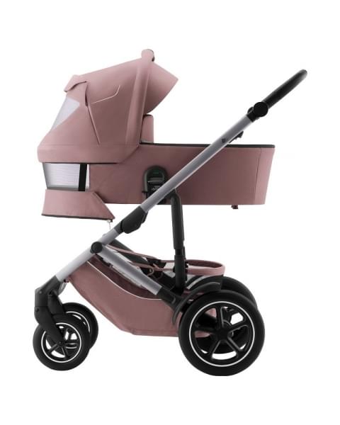 Коляска 3 в 1 Britax Roemer Smile 5Z, Dusty Rose (Розовый) + Автокресло Britax Roemer Baby-Safe Pro Classic (0-13 кг), Deep Black (Черный)